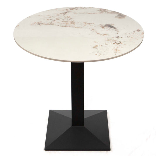 30" round sintered stone restaurant tables