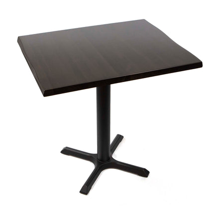 24" x 30" solid European beech hardwood restaurant cafe table