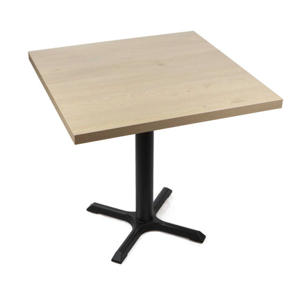 30" x 30" melamine board restaurant cafe table