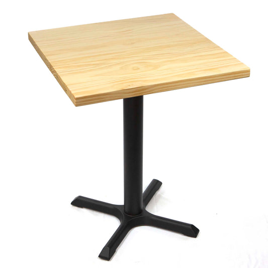 solid pine wood square restaurant tables