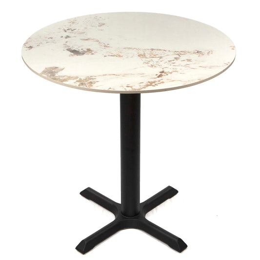 sintered stone round restaurant tables