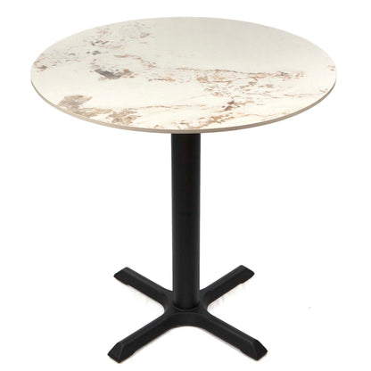 sintered stone round restaurant tables