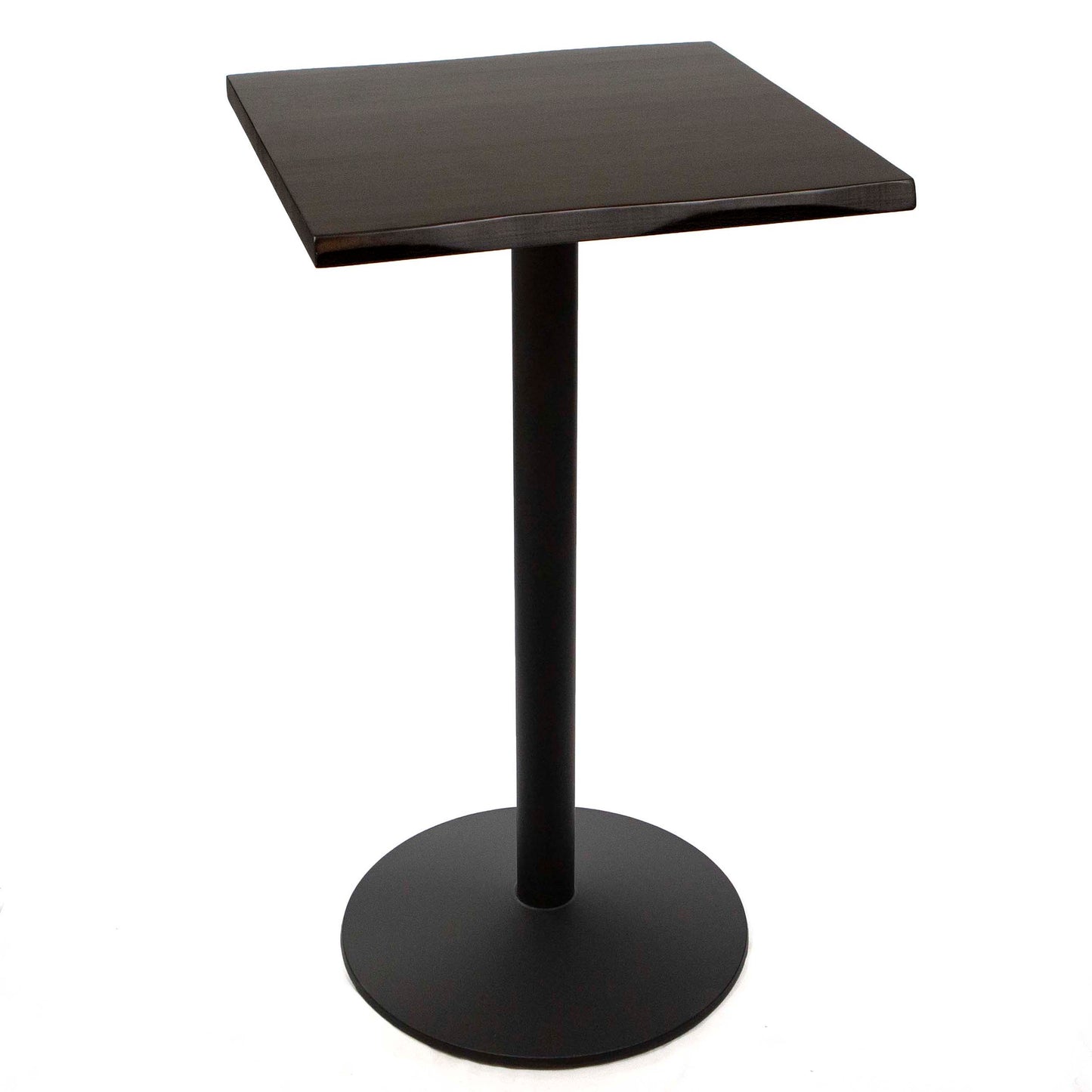 24" x 24" solid European beech bar height bistro table