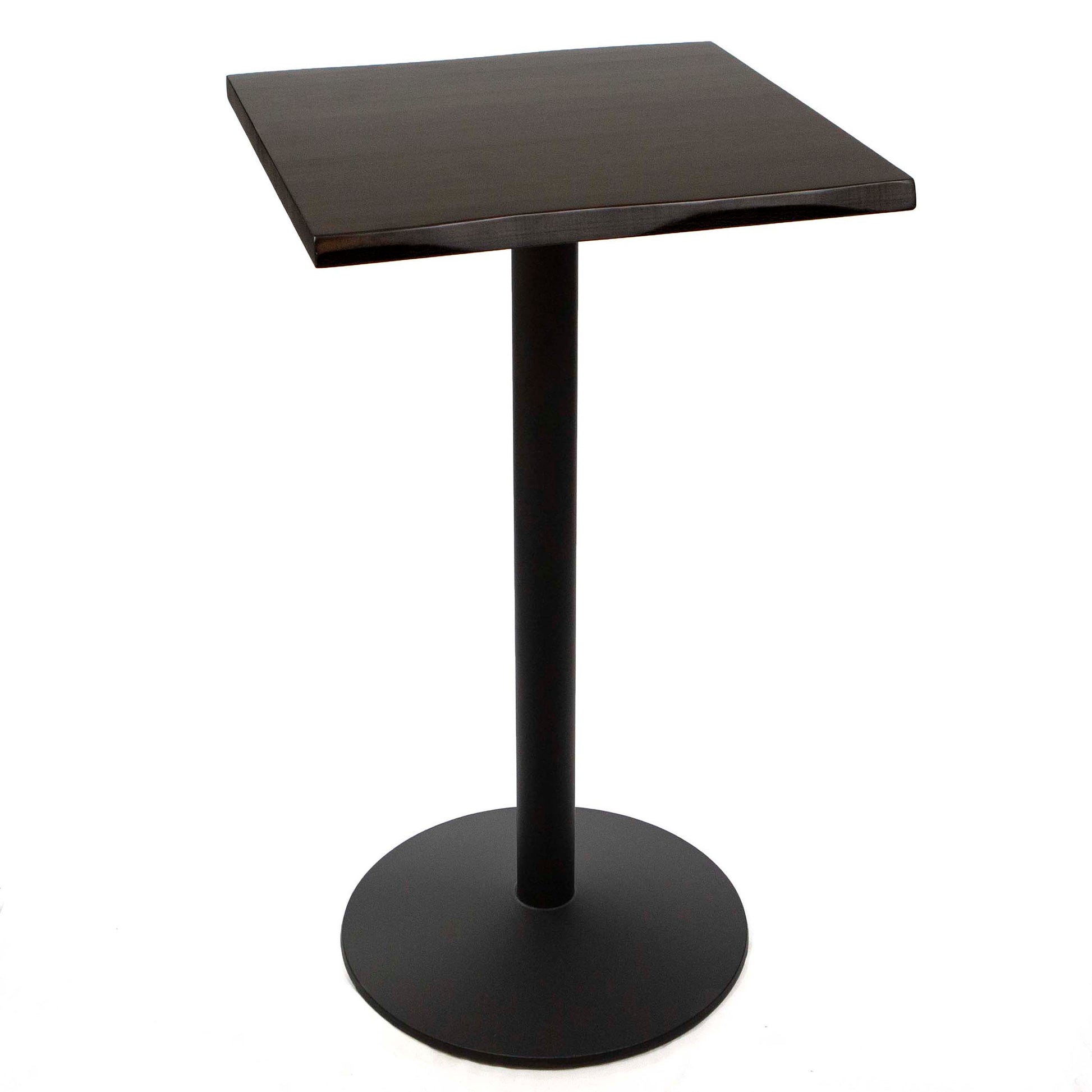 24" x 24" solid European beech bar height bistro table