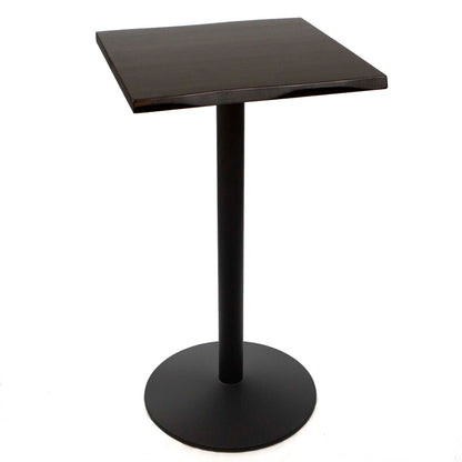 24" x 24" solid European beech bar height bistro table