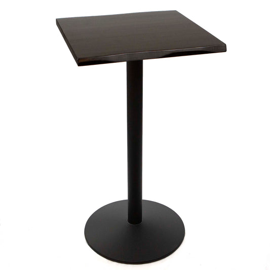 24" x 24" solid European beech bar height bistro table