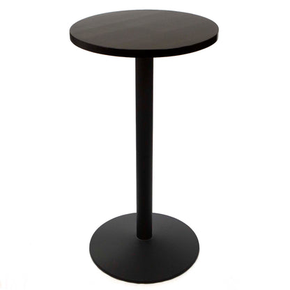 24" round solid European beech hight top bar table