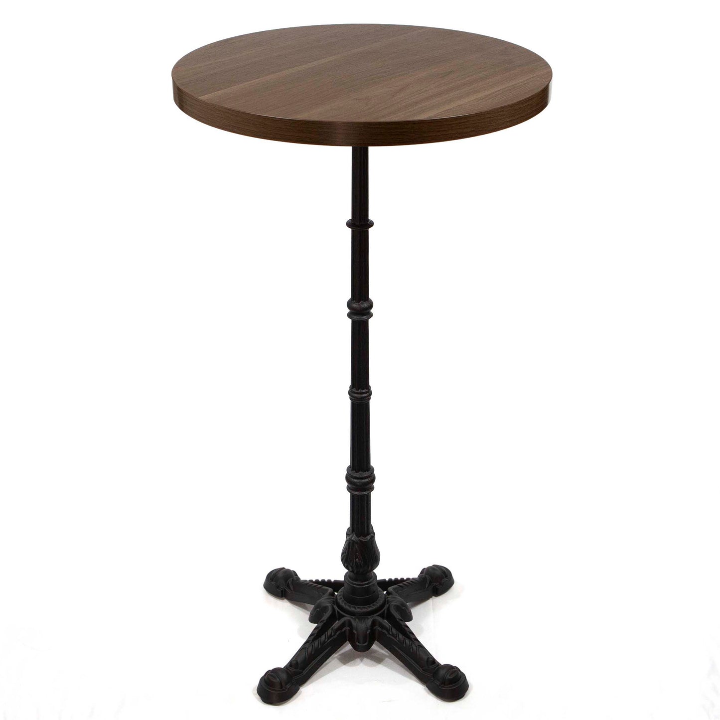24" round melamine high top bistro bar table