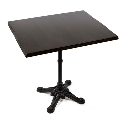 24" x 30" solid European beech hardwood restaurant cafe table