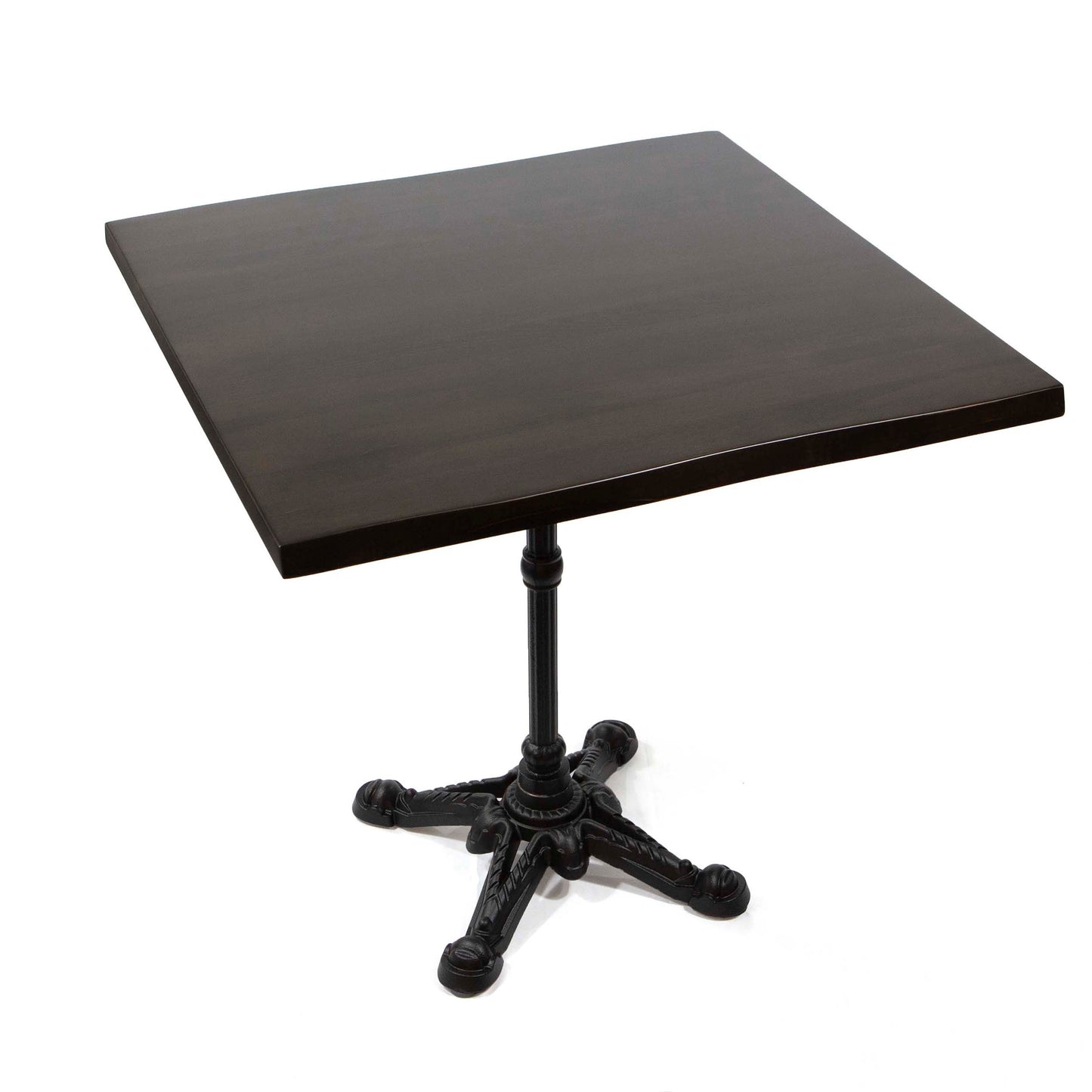 30" x 30" solid European beech hardwood restaurant cafe table