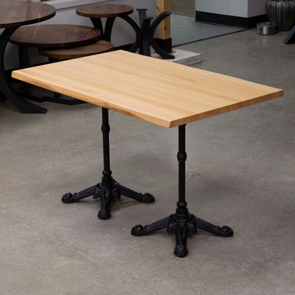 solid European beech wood restaurant tables