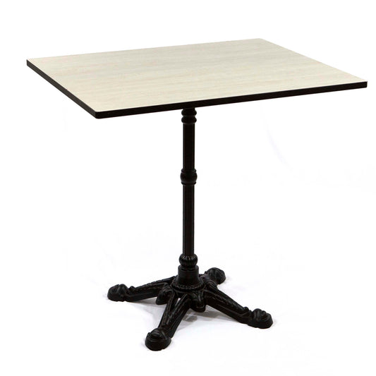 24 x 30" HPL Restaurant Cafe Table, Washed Birch Color #J63H2430WS