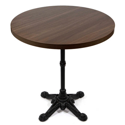30" round melamine board bistro cafe table