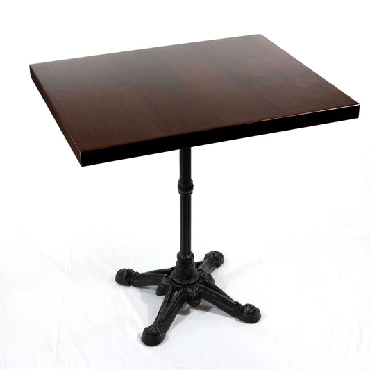 24 x 30" solid pine wood cafe table