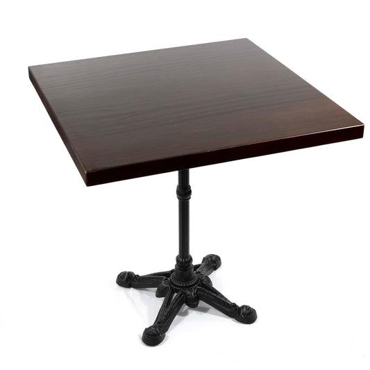 30 x 30" solid pine wood restaurant cafe table