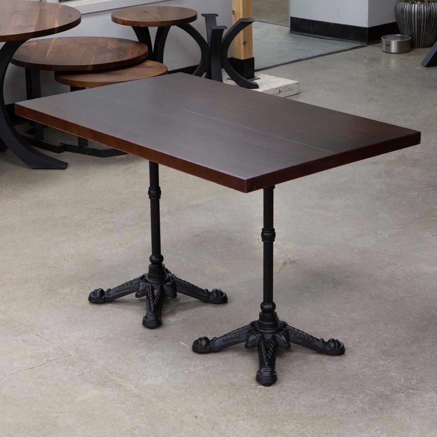 solid pine wood restaurant tables