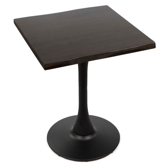 24" x 24" solid European beech hardwood restaurant cafe table