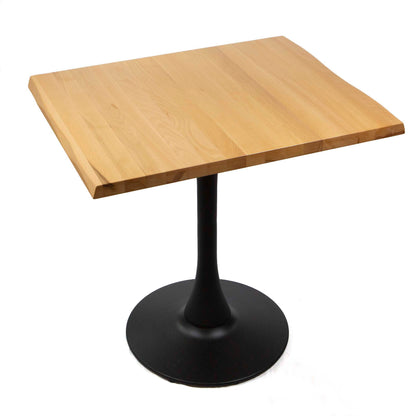 24" x 30" solid European beech restaurant cafe table