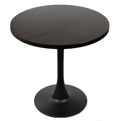 30" round solid European beech hardwood restaurant cafe table