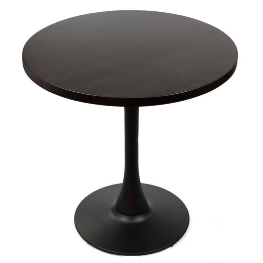 30" round solid European beech hardwood restaurant cafe table