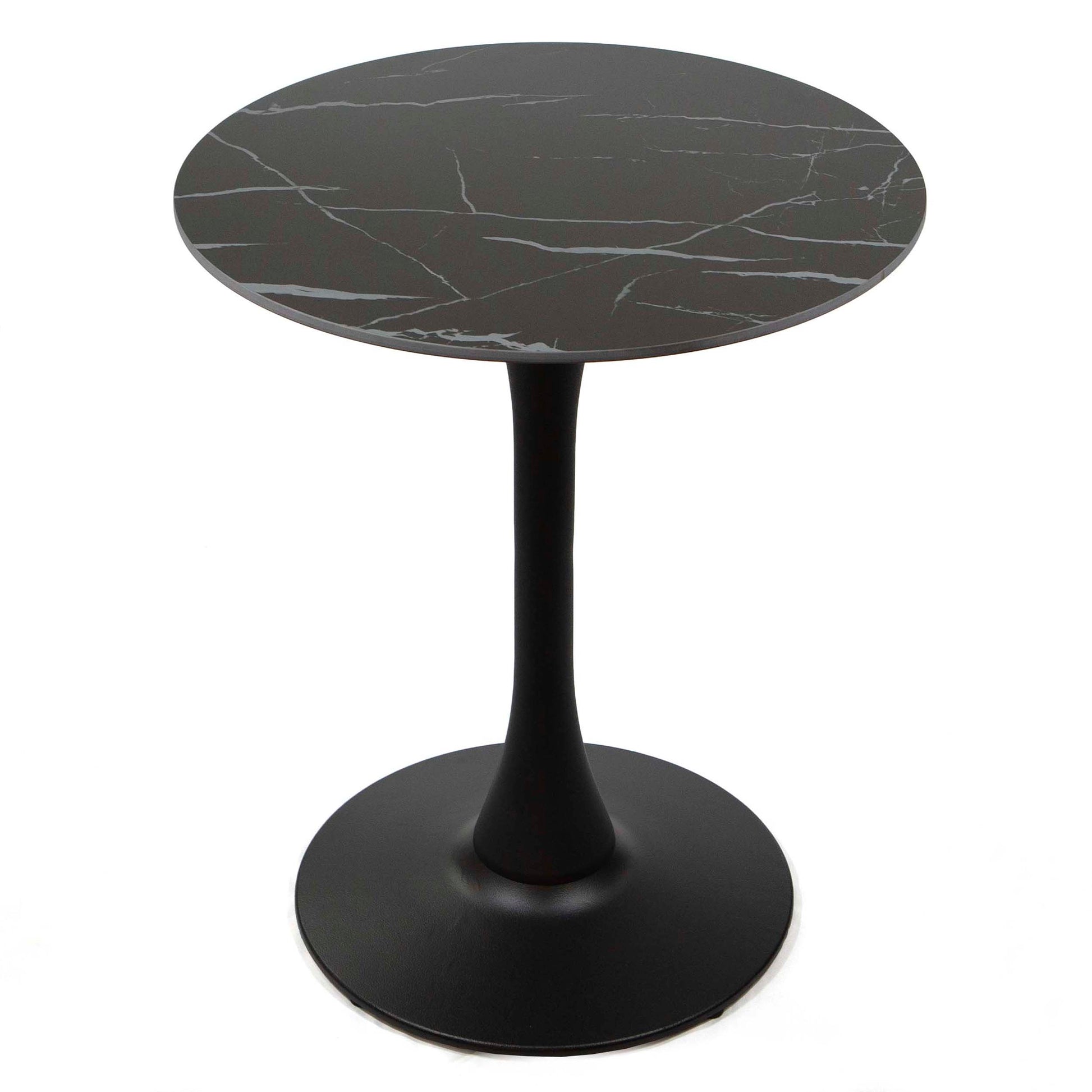 24" round sintered stone restaurant cafe table