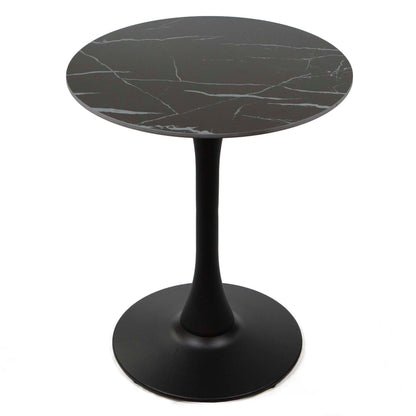 24" round sintered stone restaurant cafe table