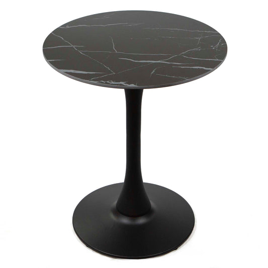 24" round sintered stone restaurant cafe table