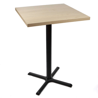30 x 30" melamine board bar height bistro table