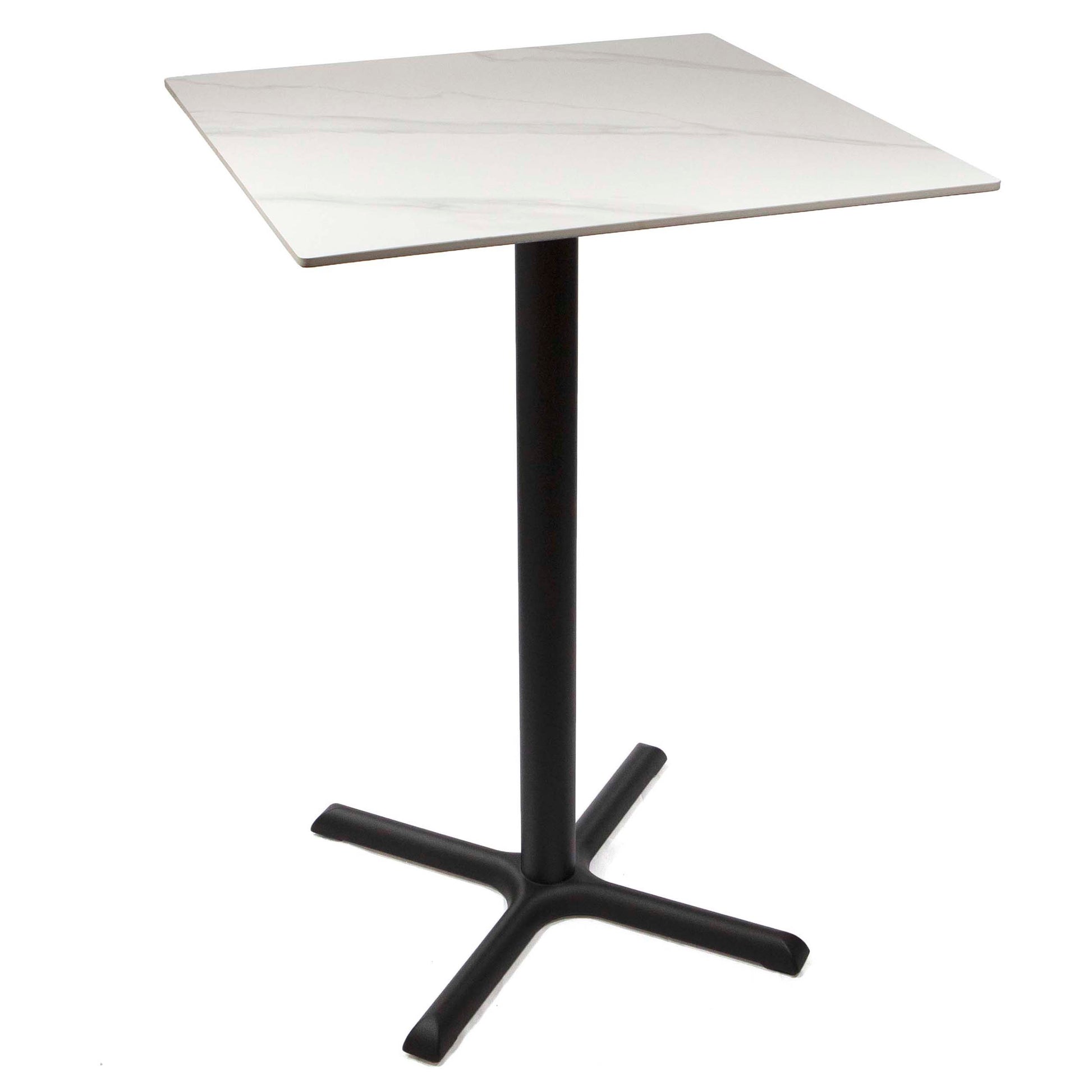 30" x 30" sintered stone bar height bistro table