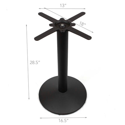 cast iron round table base