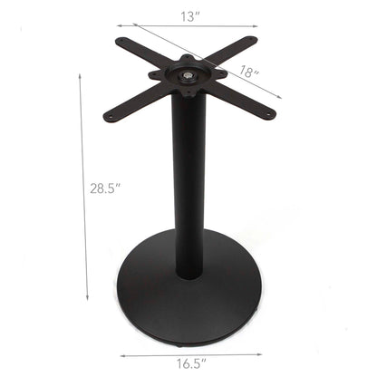 cast iron round table base