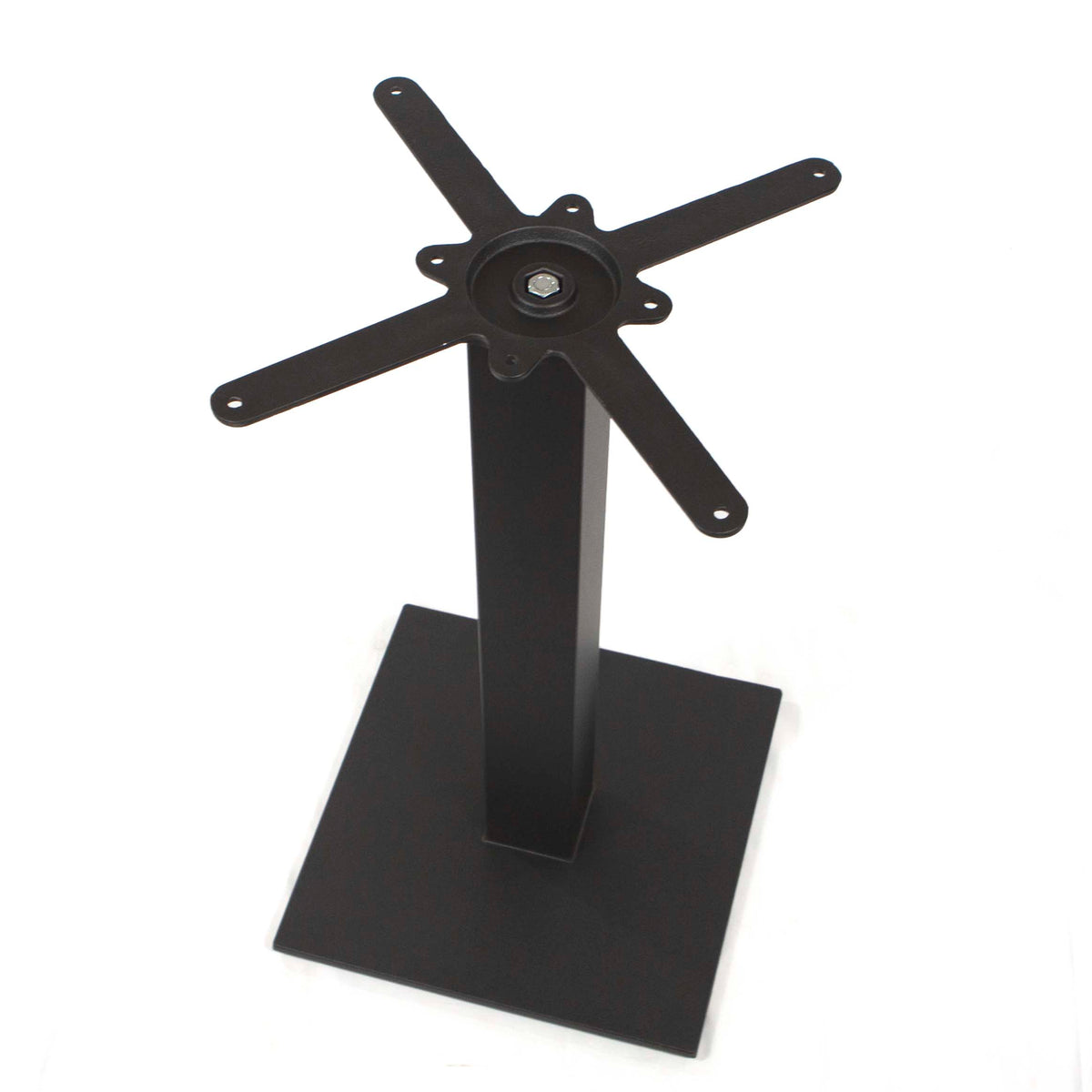Flat Square Bistro Table Base in Cast Iron, 1 PC, Pedestal Shape #JK3016