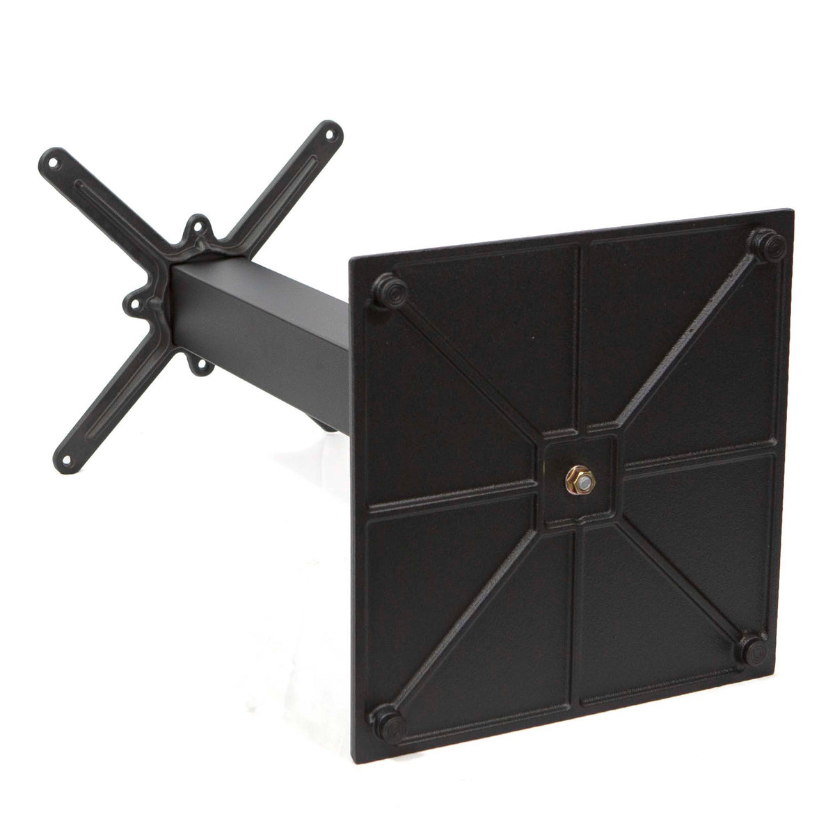 Flat Square Bistro Table Base in Cast Iron, 1 PC, Pedestal Shape #JK3016