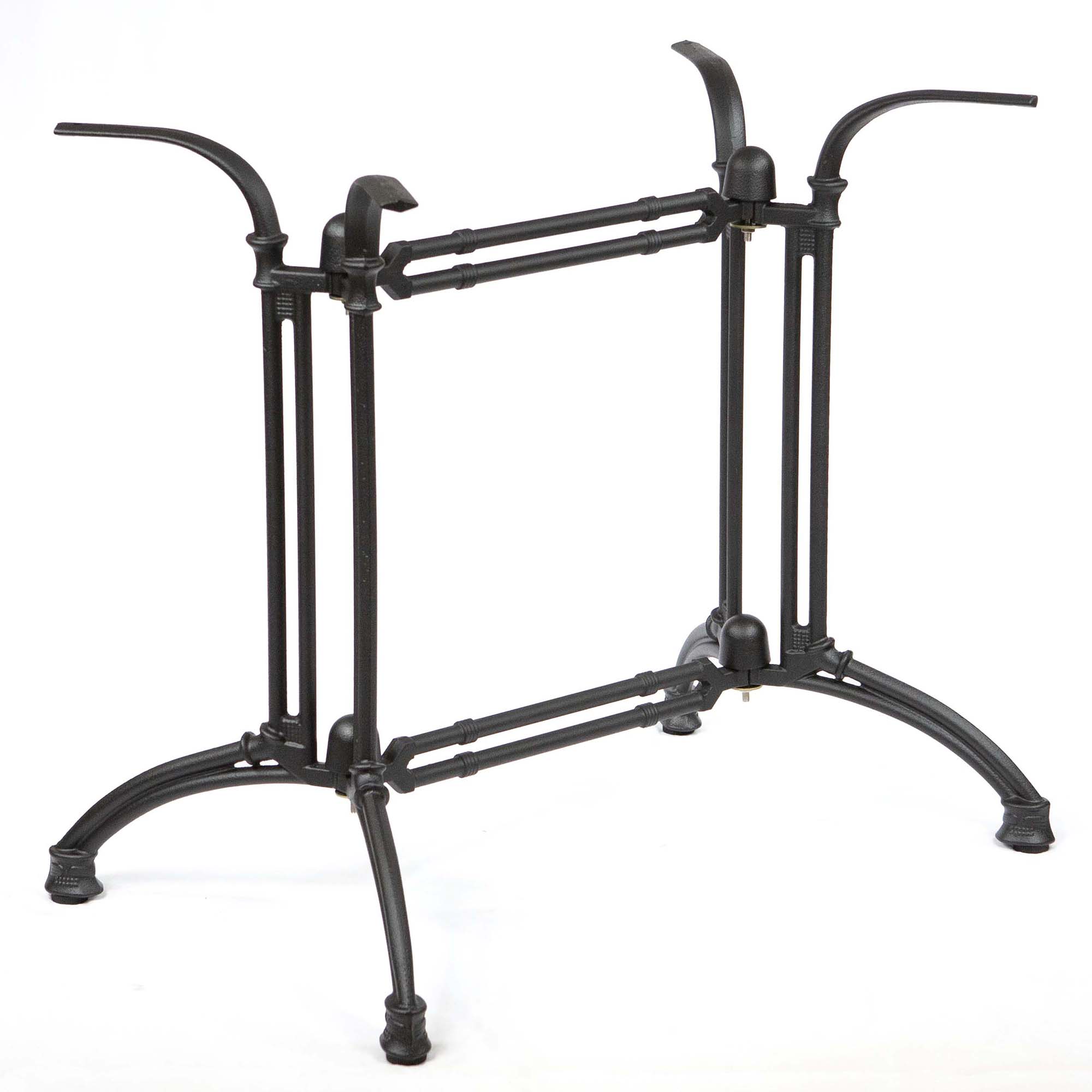 Cafe Table Base 2x2 Prong Cast Iron Bistro Table Base, 1 PC #JK3072 – Rusty Design Dallas