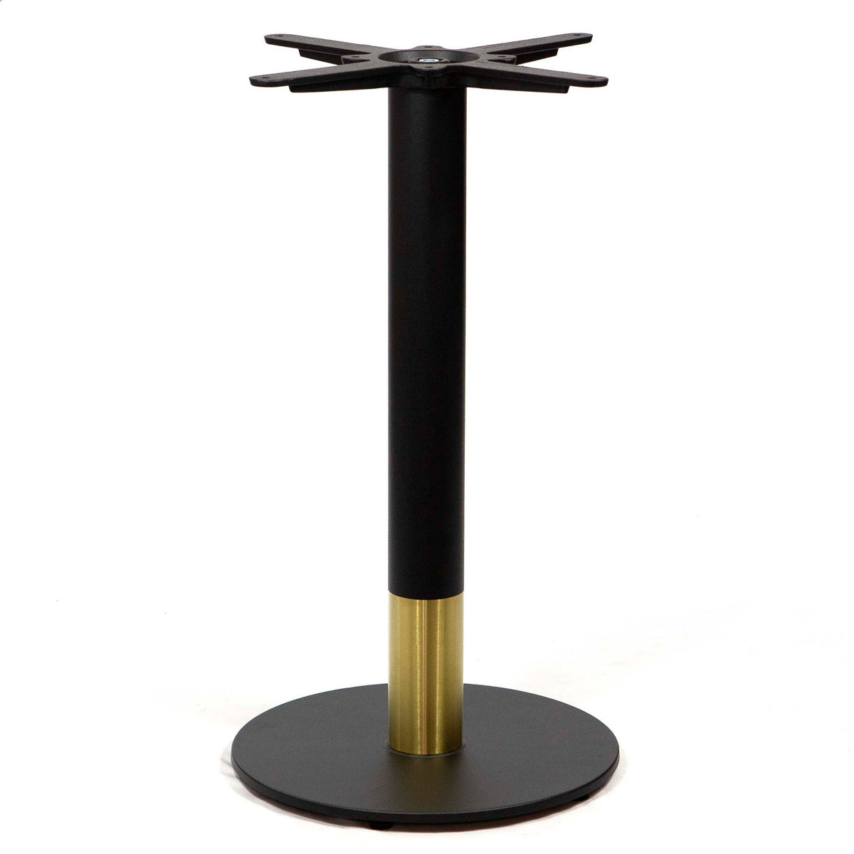 gold color skirting cast iron restaurant table base