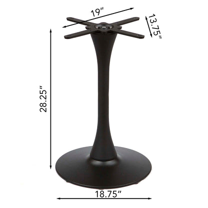 30" Round Sintered Stone Restaurant Cafe Table, Gloss Pandora Color #J85SD30P