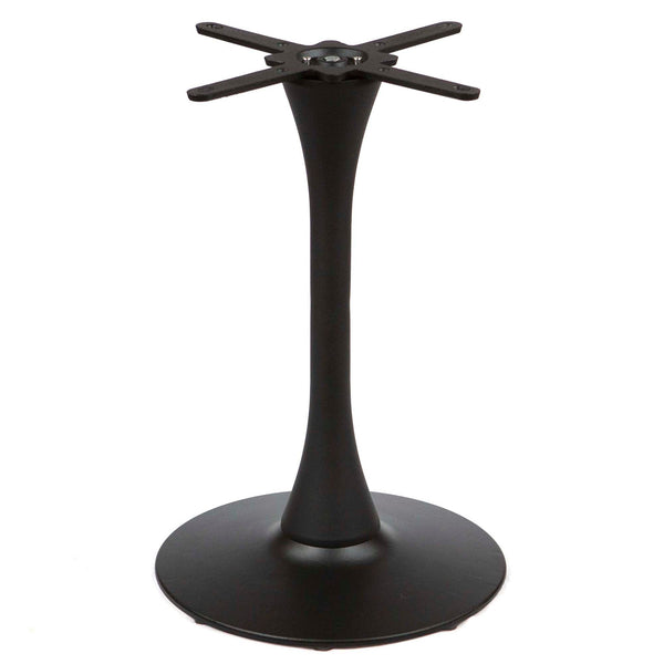 Tulip Shaped Cast Iron Bistro Table Base #JK3185 – Rusty Design Dallas
