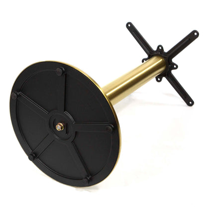 Gold Color Round Table Base in Cast Iron, #JK5026