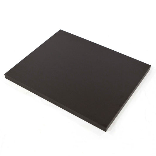 melamine board restaurant table tops, ebony black color