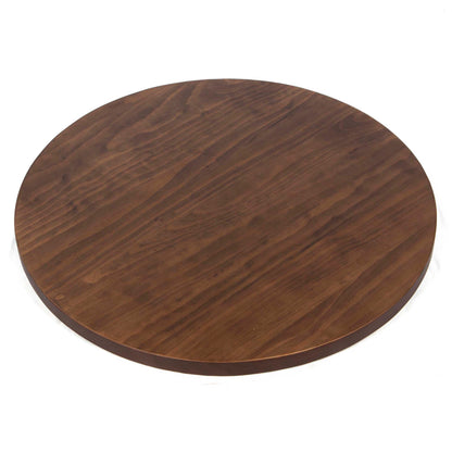 round solid pine table tops, dark walnut color