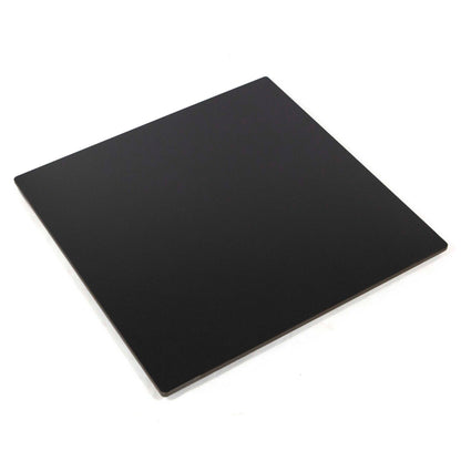 24 x 24" Sintered Stone Restaurant Table Top, Pure Black Color #KE2424-N
