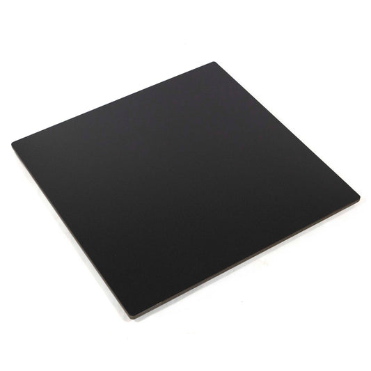 24 x 24" Sintered Stone Restaurant Table Top, Pure Black Color #KE2424-N