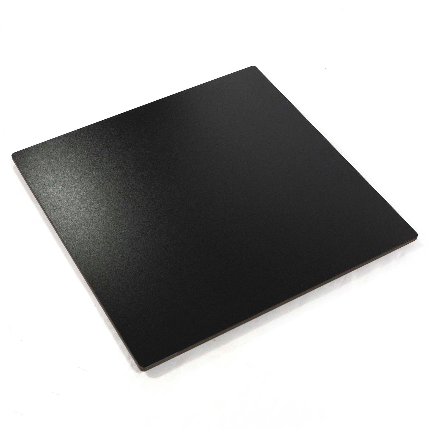 24 x 24" Sintered Stone Restaurant Table Top, Pure Black Color #KE2424-N