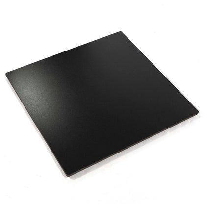 24 x 24" Sintered Stone Restaurant Table Top, Pure Black Color #KE2424-N