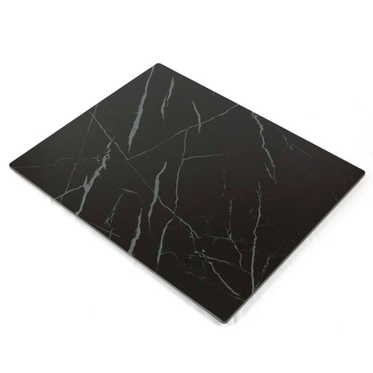 24"x30" black sintered stone table tops