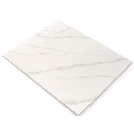 24"x30" white sintered stone table tops