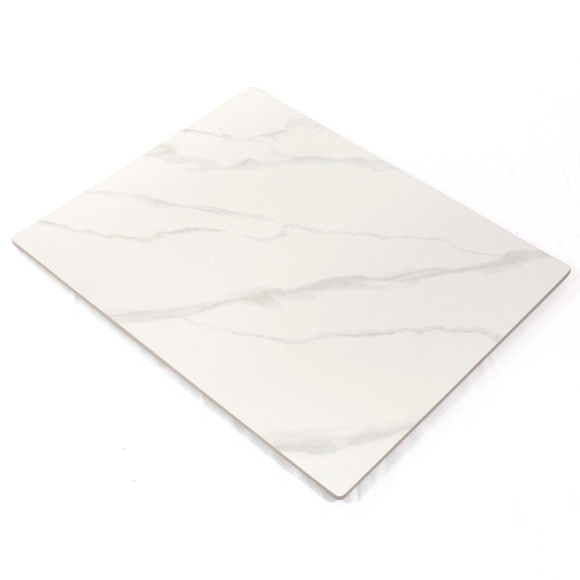 24"x30" white sintered stone table tops