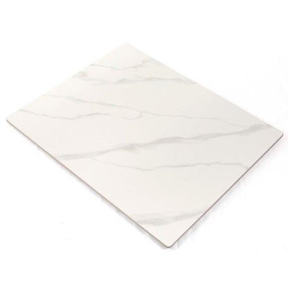 24"x30" white sintered stone table tops