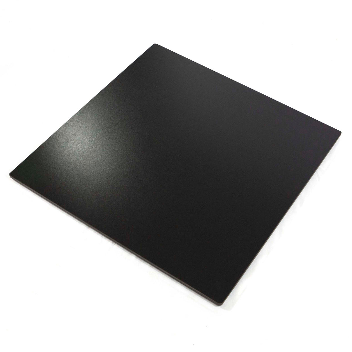 30 x 30" Sintered Stone Restaurant Table Top, Pure Black Color #KE3030-N