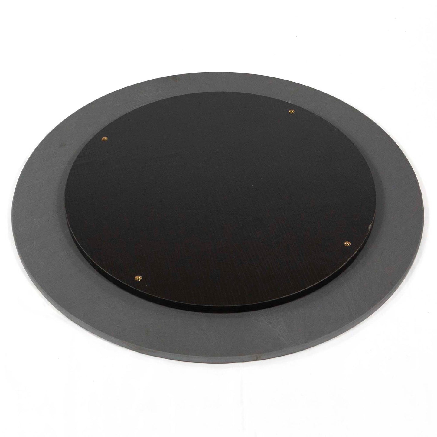 24" Round Sintered Stone Restaurant Table Top, Black Color #KED24-BL